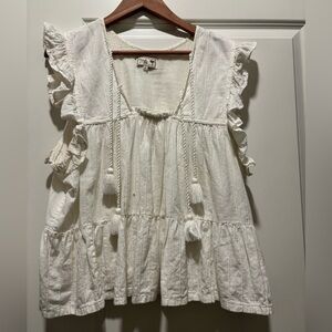 Mille Chelsea top in off white